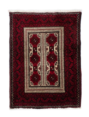 Baluch tapijt - 95 x 70 cm - rood