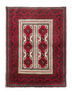 Baluch tapijt - 95 x 74 cm - rood