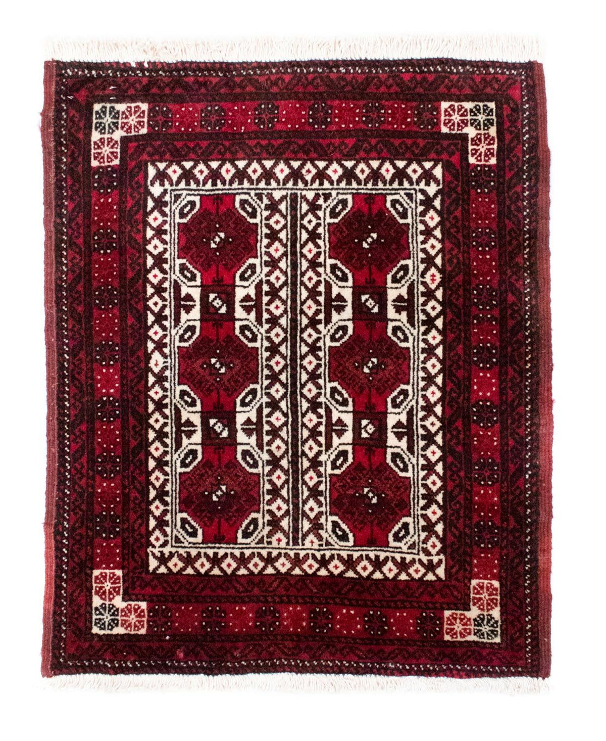 Baluch tapijt - 78 x 63 cm - rood