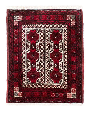 Baluch tapijt - 78 x 63 cm - rood