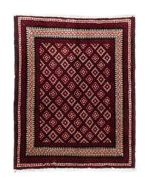 Baluch tapijt - 84 x 70 cm - rood