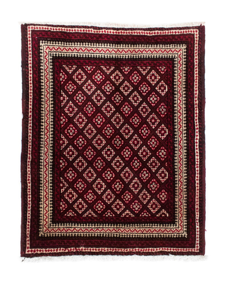 Baluch tapijt - 84 x 70 cm - rood