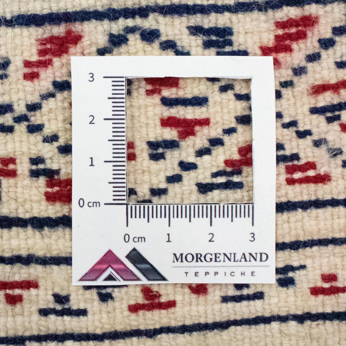 Turkaman tapijt - 88 x 62 cm - blauw