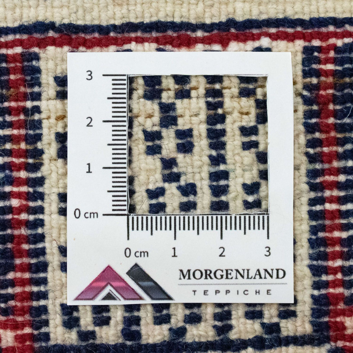 Turkaman tapijt - 90 x 62 cm - blauw