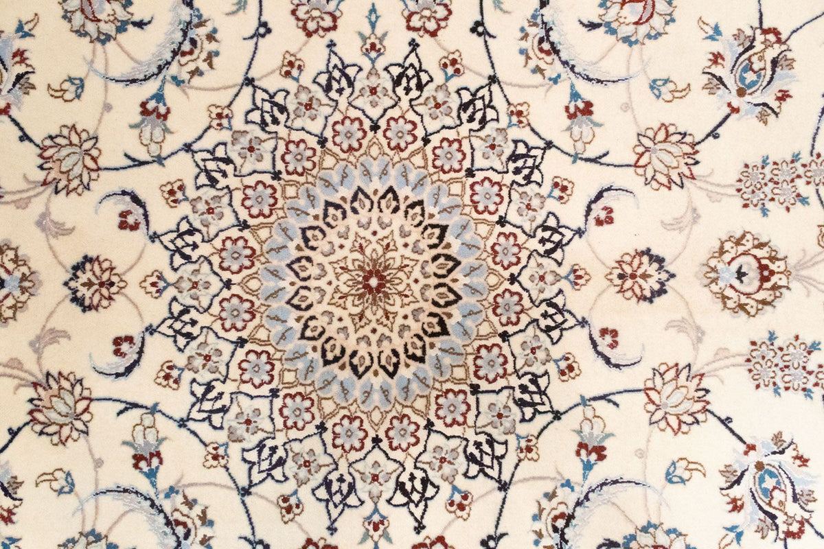 Perzisch tapijt - Nain - Koninklijk - 305 x 208 cm - natuurlijk wit