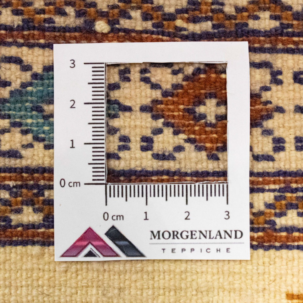 Turkaman tapijt - 88 x 63 cm - beige