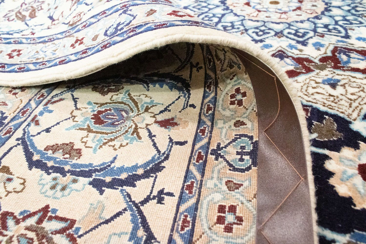 Perzisch tapijt - Nain - Koninklijk - 300 x 200 cm - donkerblauw