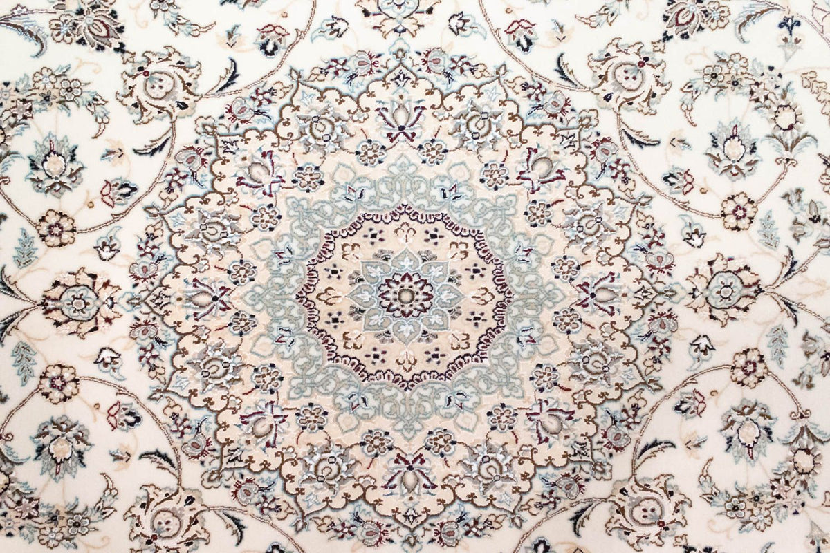 Perzisch tapijt - Nain - Koninklijk vierkant  - 255 x 242 cm - natuurlijk wit