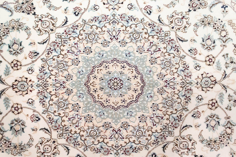 Perzisch tapijt - Nain - Koninklijk vierkant  - 255 x 242 cm - natuurlijk wit