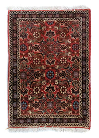 Perzisch tapijt - Bijar - 60 x 40 cm - rood