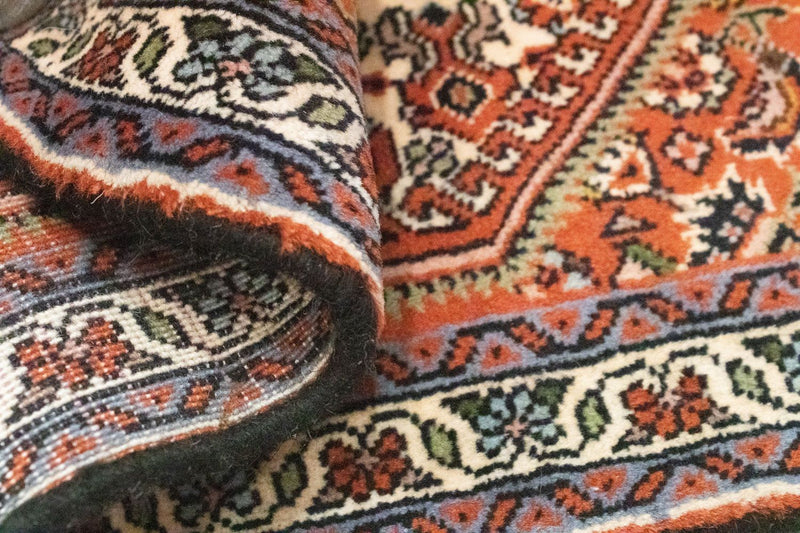 Perzisch tapijt - Bijar - 60 x 40 cm - bruin