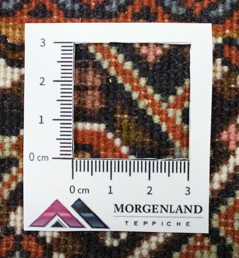 Perzisch tapijt - Bijar - 60 x 40 cm - blauw