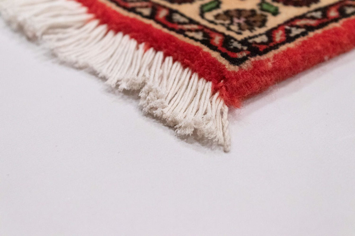 Perzisch tapijt - Bijar - 60 x 40 cm - oranje