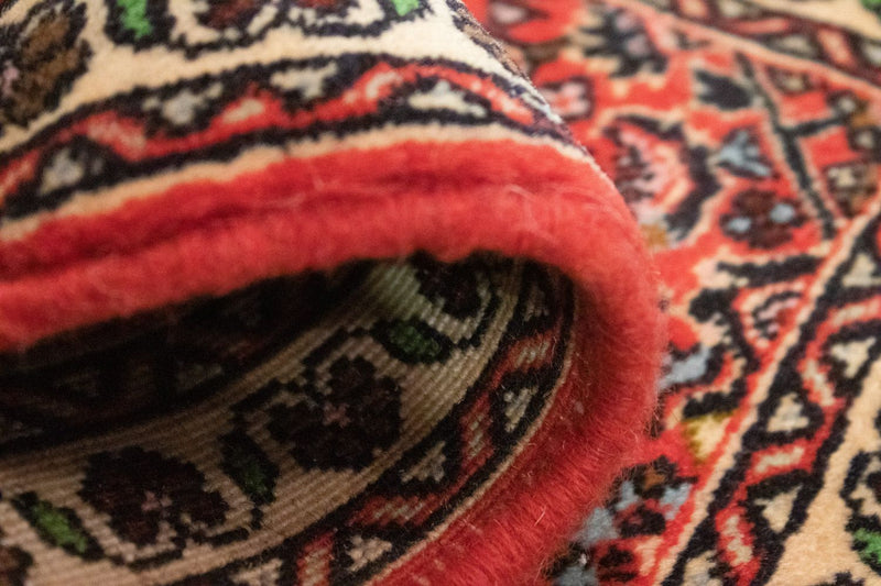 Perzisch tapijt - Bijar - 60 x 40 cm - oranje