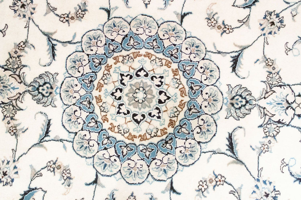 Perzisch tapijt - Nain - 280 x 198 cm - natuurlijk wit