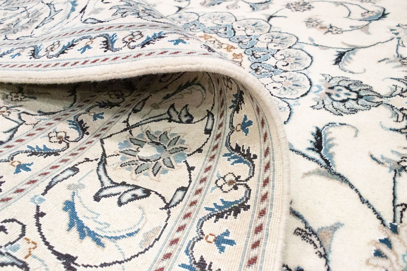 Perzisch tapijt - Nain - 280 x 198 cm - natuurlijk wit