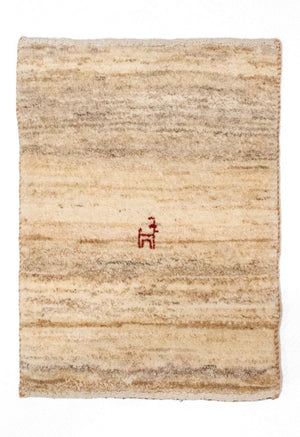 Gabbeh tapijt - Perzisch - 60 x 40 cm - bruin