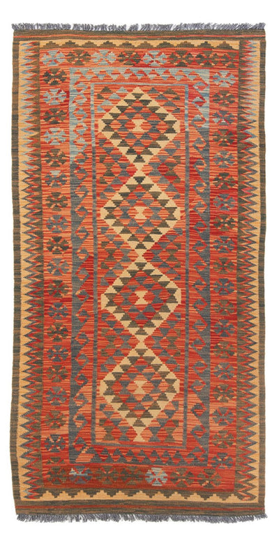 Kilim Maimana Tapijt 98x206cm - Wollen tapijt