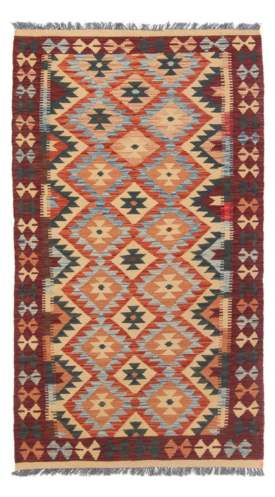 Kilim Maimana Tapijt 104x198cm - Wollen tapijt