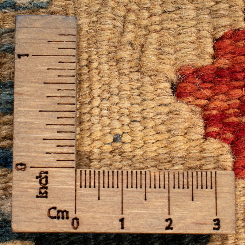 Loper Kelim tapijt - Splash - 198 x 104 cm - veelkleurig