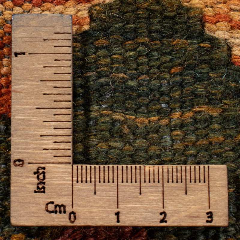 Kelim tapijt - Splash - 204 x 158 cm - veelkleurig