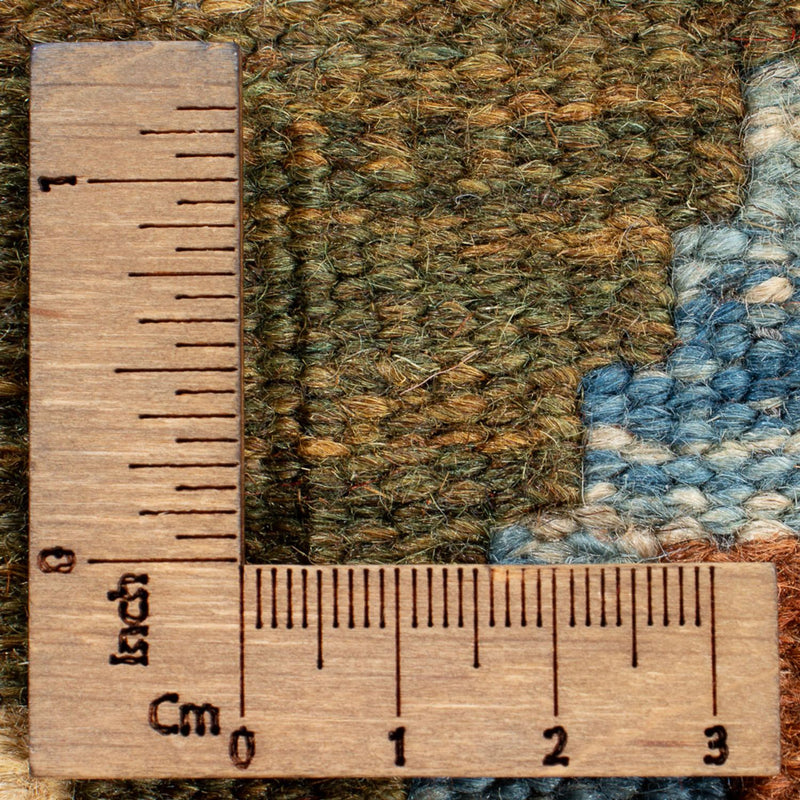 Loper Kelim tapijt - Splash - 206 x 104 cm - veelkleurig