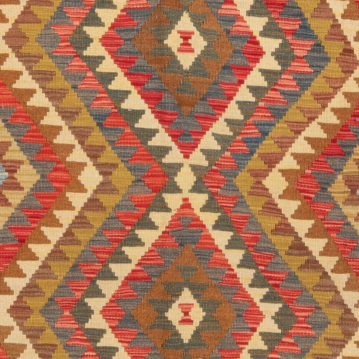 Kelim tapijt - Splash - 198 x 148 cm - veelkleurig