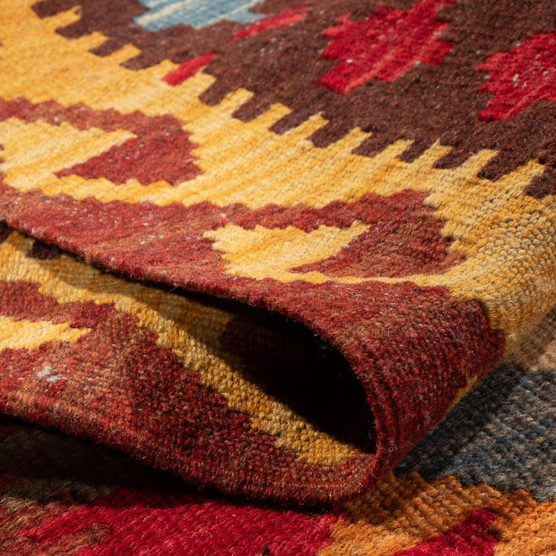 Kelim tapijt - Splash - 150 x 100 cm - veelkleurig