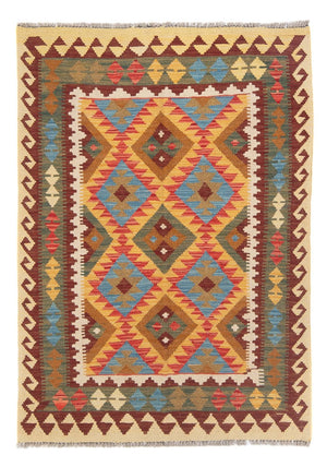 Kelim tapijt - Splash - 151 x 103 cm - veelkleurig