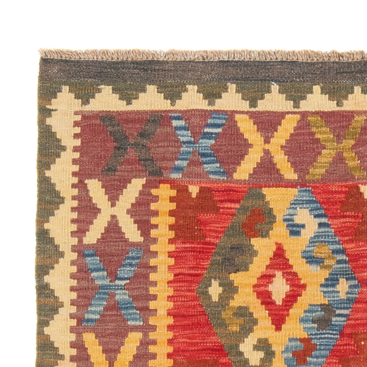 Kelim tapijt - Splash - 152 x 100 cm - veelkleurig