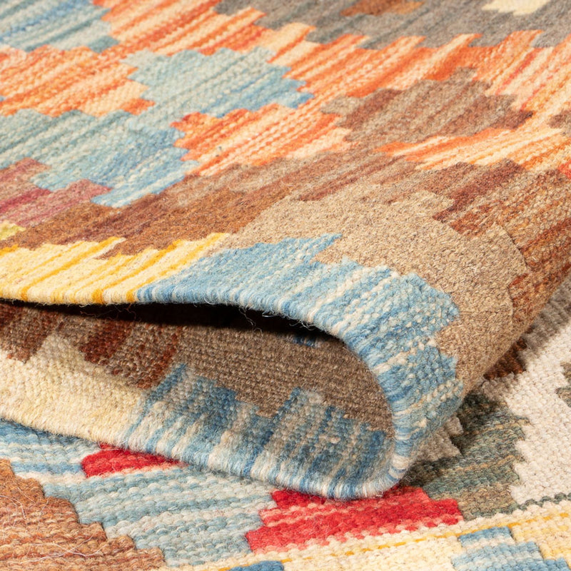 Kelim tapijt - Splash - 176 x 127 cm - veelkleurig