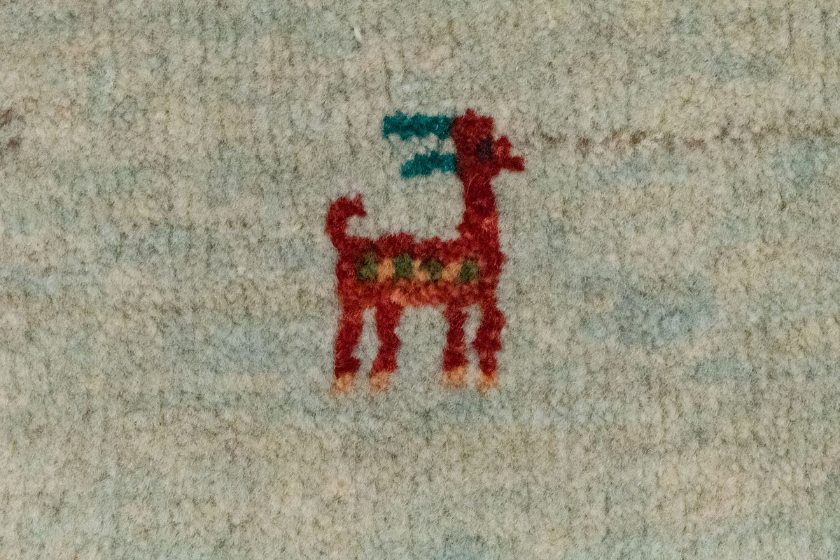 Gabbeh tapijt - Perzisch - 60 x 40 cm - veelkleurig