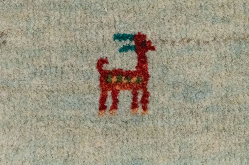 Gabbeh tapijt - Perzisch - 60 x 40 cm - veelkleurig