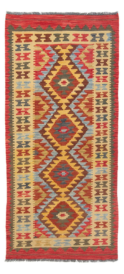 Kilim Maimana Tapijt 94x201cm - Wollen tapijt
