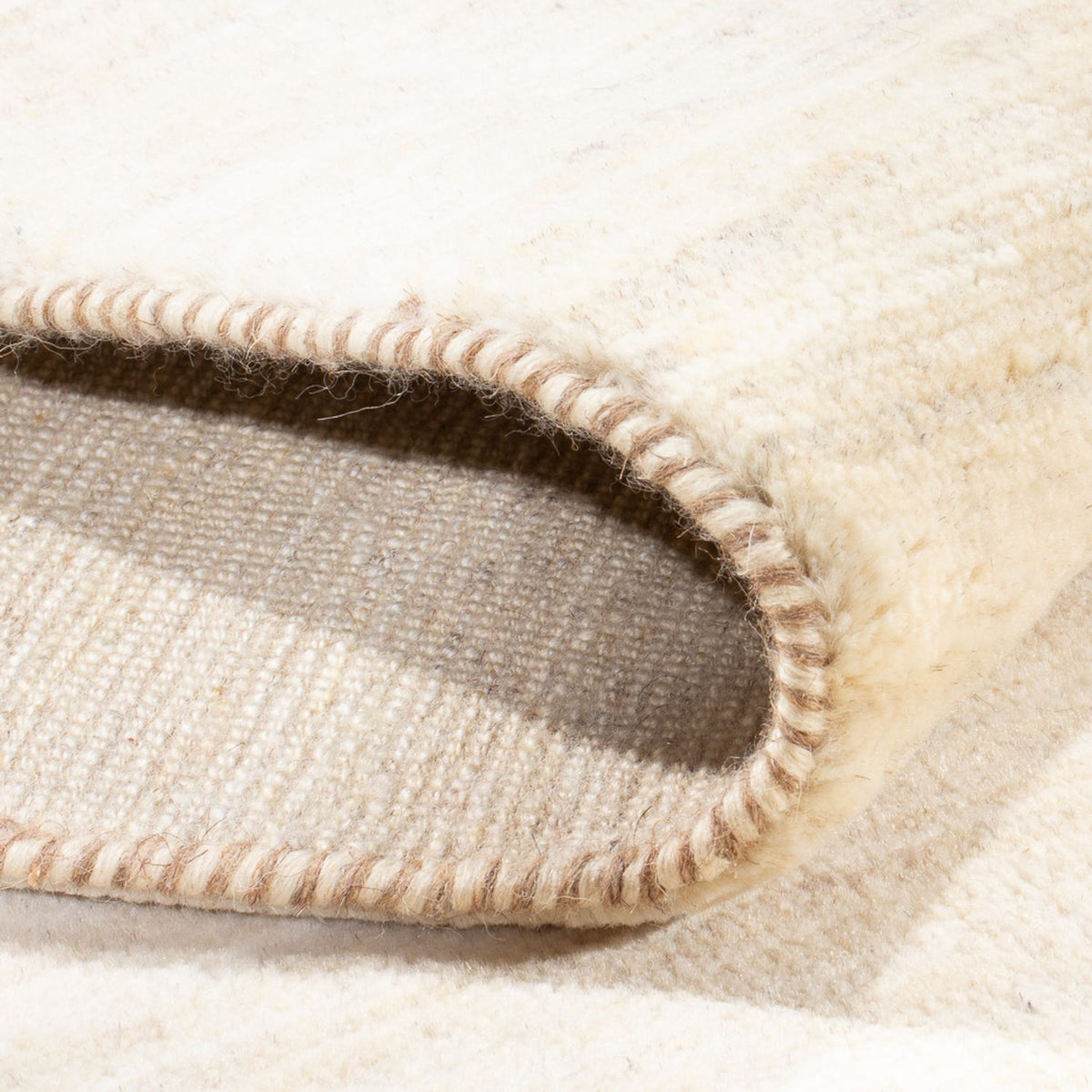 Gabbeh tapijt - Perzisch - 243 x 174 cm - wit  crème