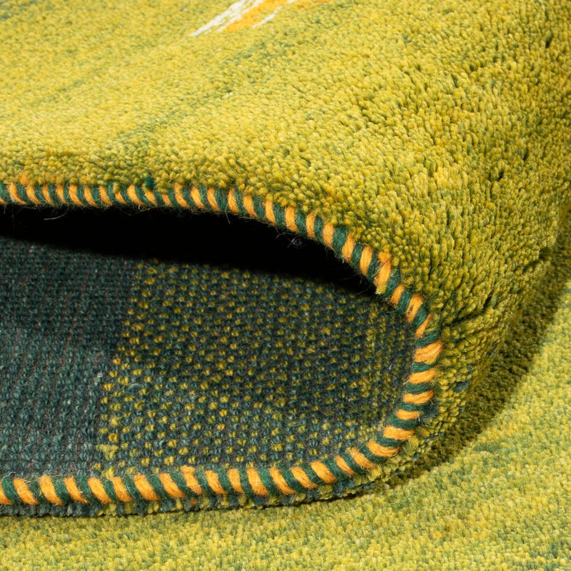 Gabbeh tapijt - Perzisch - 201 x 148 cm - groen