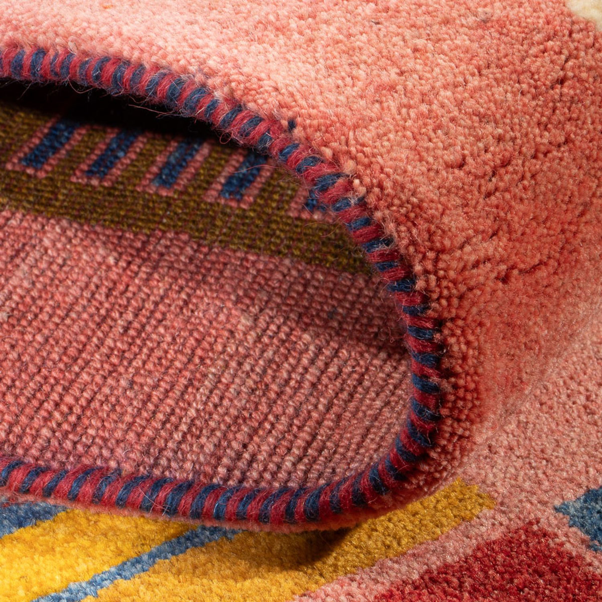 Loper Gabbeh tapijt - Perzisch - 198 x 83 cm - veelkleurig