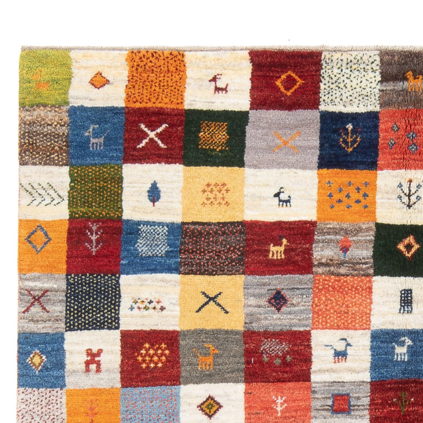 Perzische Gabbeh Tapijt 201x157cm - Perserteppich Wollteppich