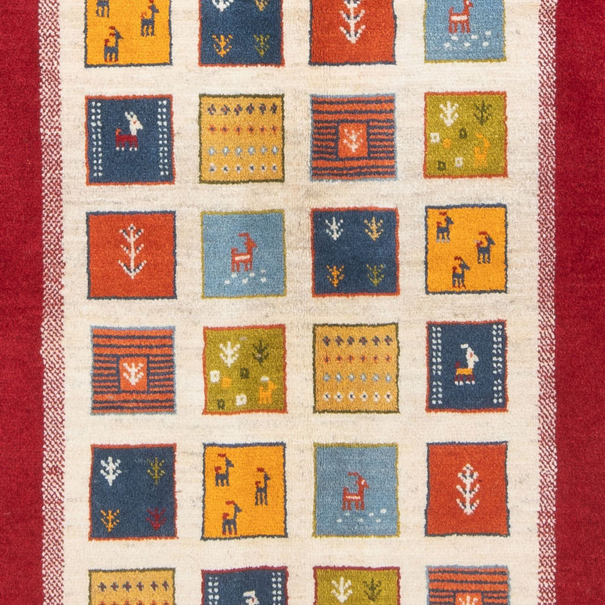 Gabbeh tapijt - Perzisch - 204 x 157 cm - veelkleurig