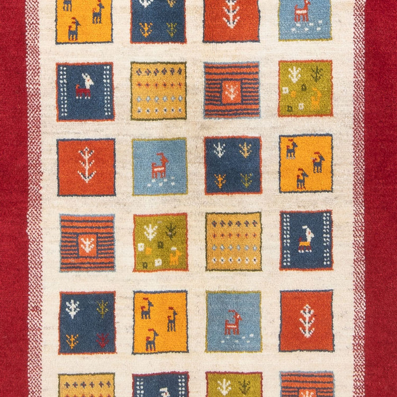 Gabbeh tapijt - Perzisch - 204 x 157 cm - veelkleurig