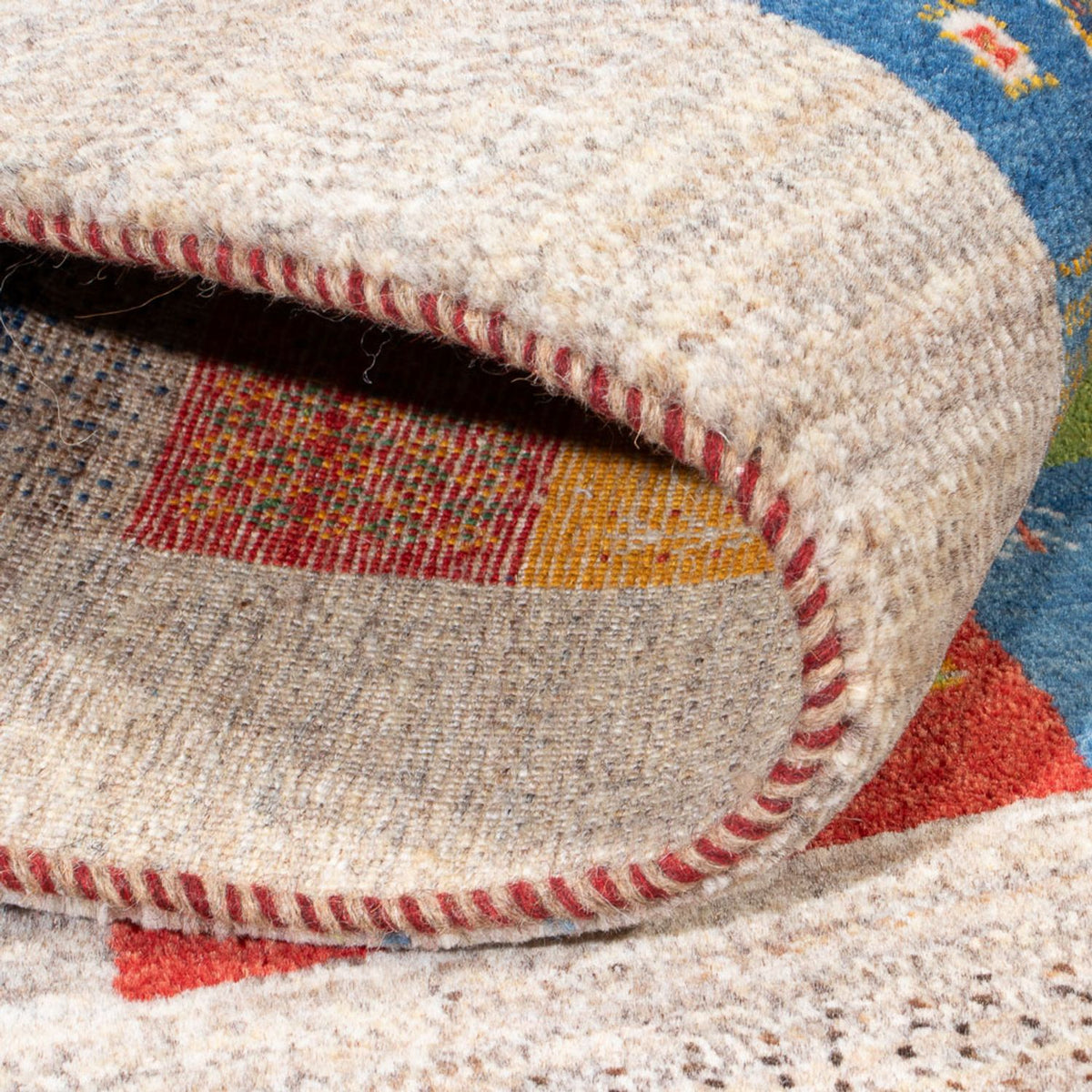 Gabbeh Tapijt - Loribaft Perzisch - 184 x 124 cm - veelkleurig