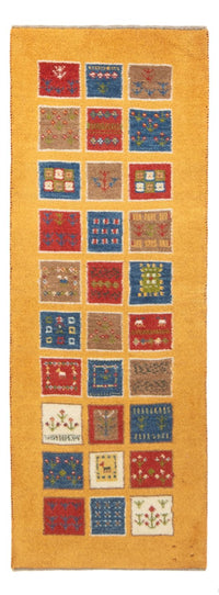 Loper Gabbeh tapijt - Perzisch - 148 x 54 cm - veelkleurig