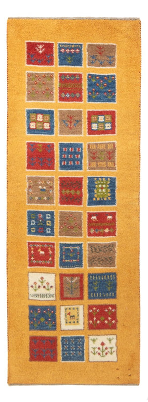 Loper Gabbeh tapijt - Perzisch - 148 x 54 cm - veelkleurig