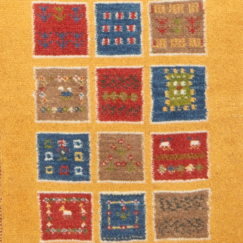 Loper Gabbeh tapijt - Perzisch - 148 x 54 cm - veelkleurig