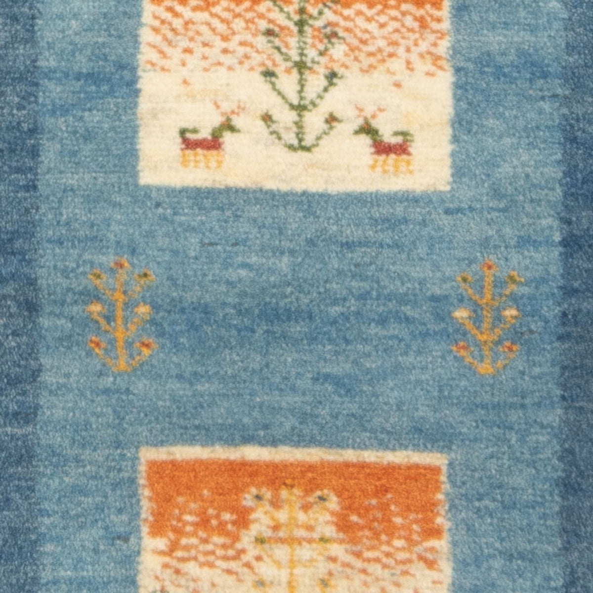 Loper Gabbeh tapijt - Perzisch - 148 x 50 cm - veelkleurig