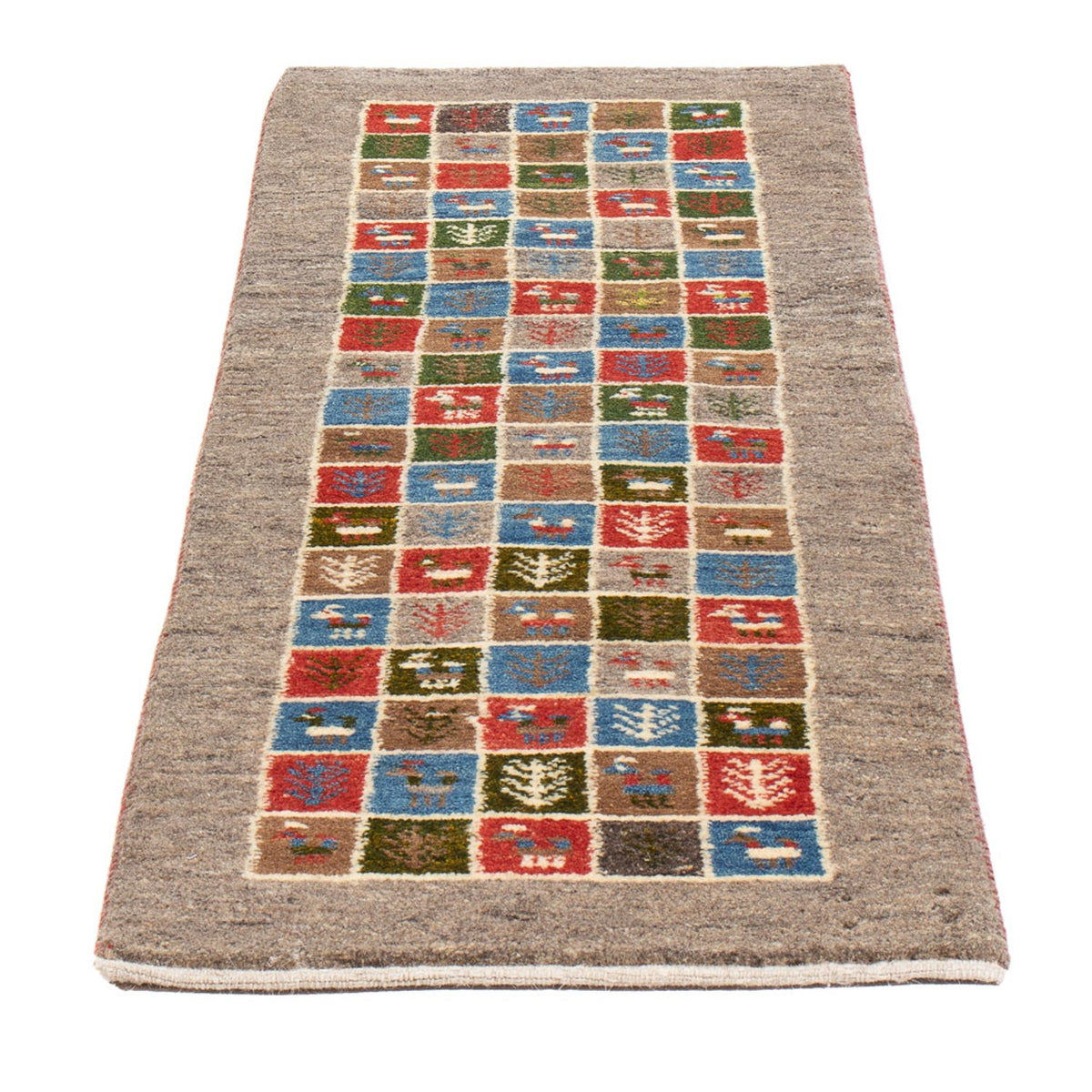 Loper Gabbeh tapijt - Perzisch - 150 x 51 cm - veelkleurig