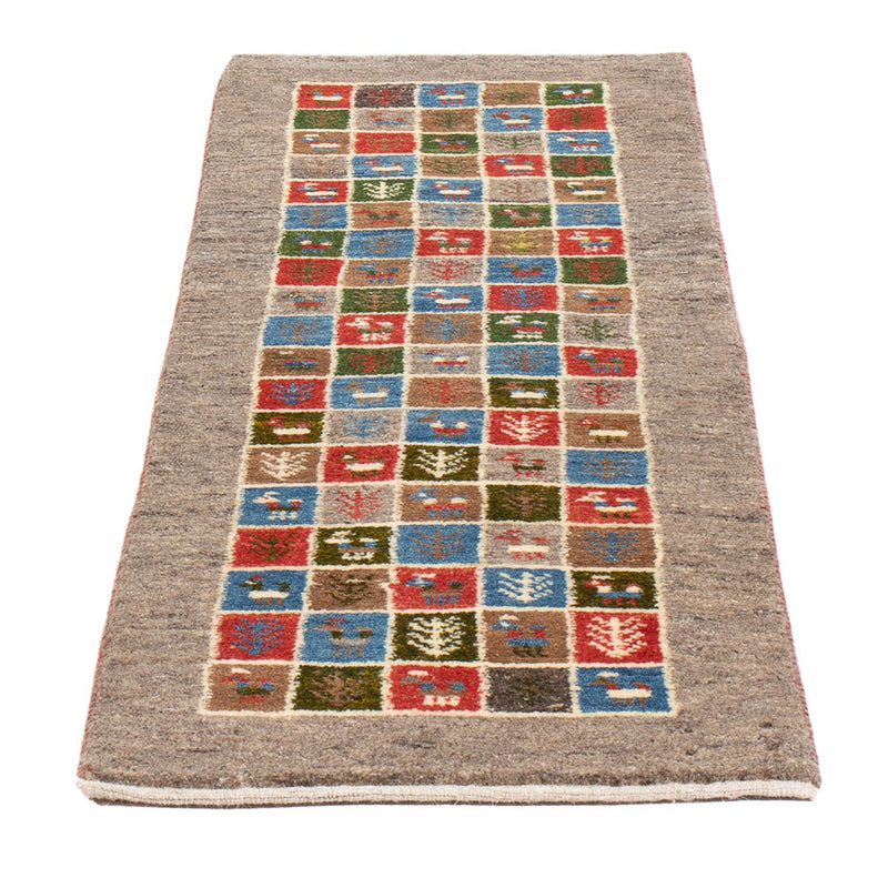Loper Gabbeh tapijt - Perzisch - 150 x 51 cm - veelkleurig