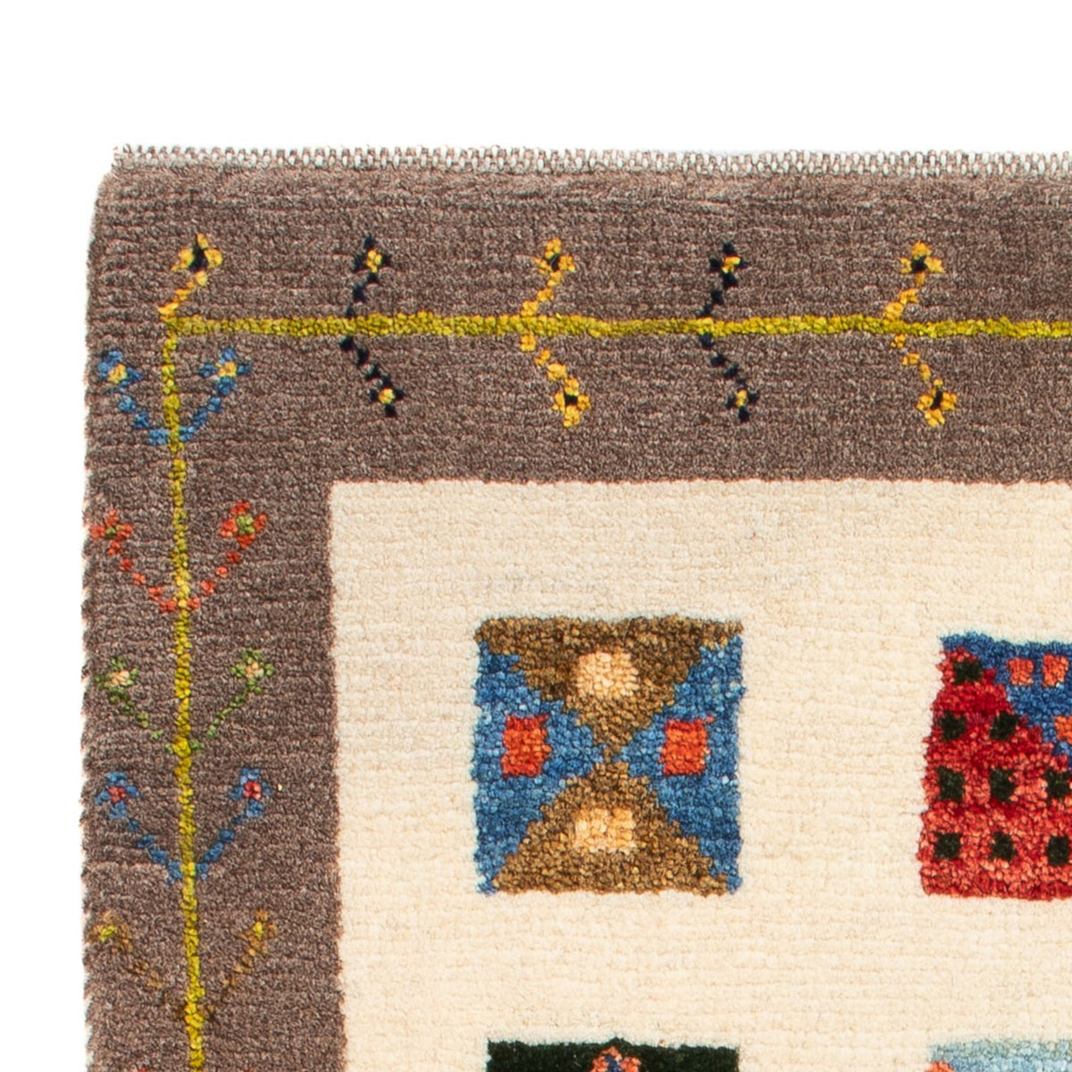 Perzische Gabbeh Tapijt 60x87cm - Perserteppich Wollteppich