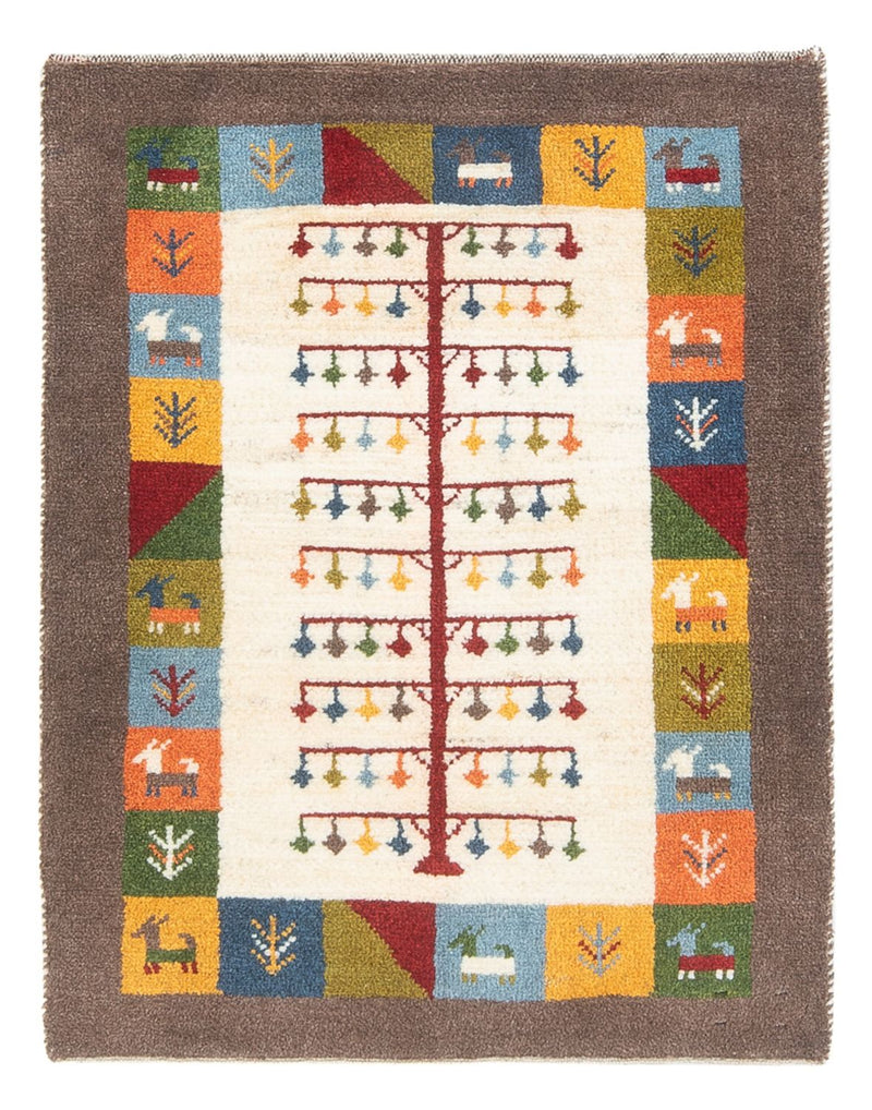 Gabbeh tapijt - Perzisch - 90 x 63 cm - veelkleurig