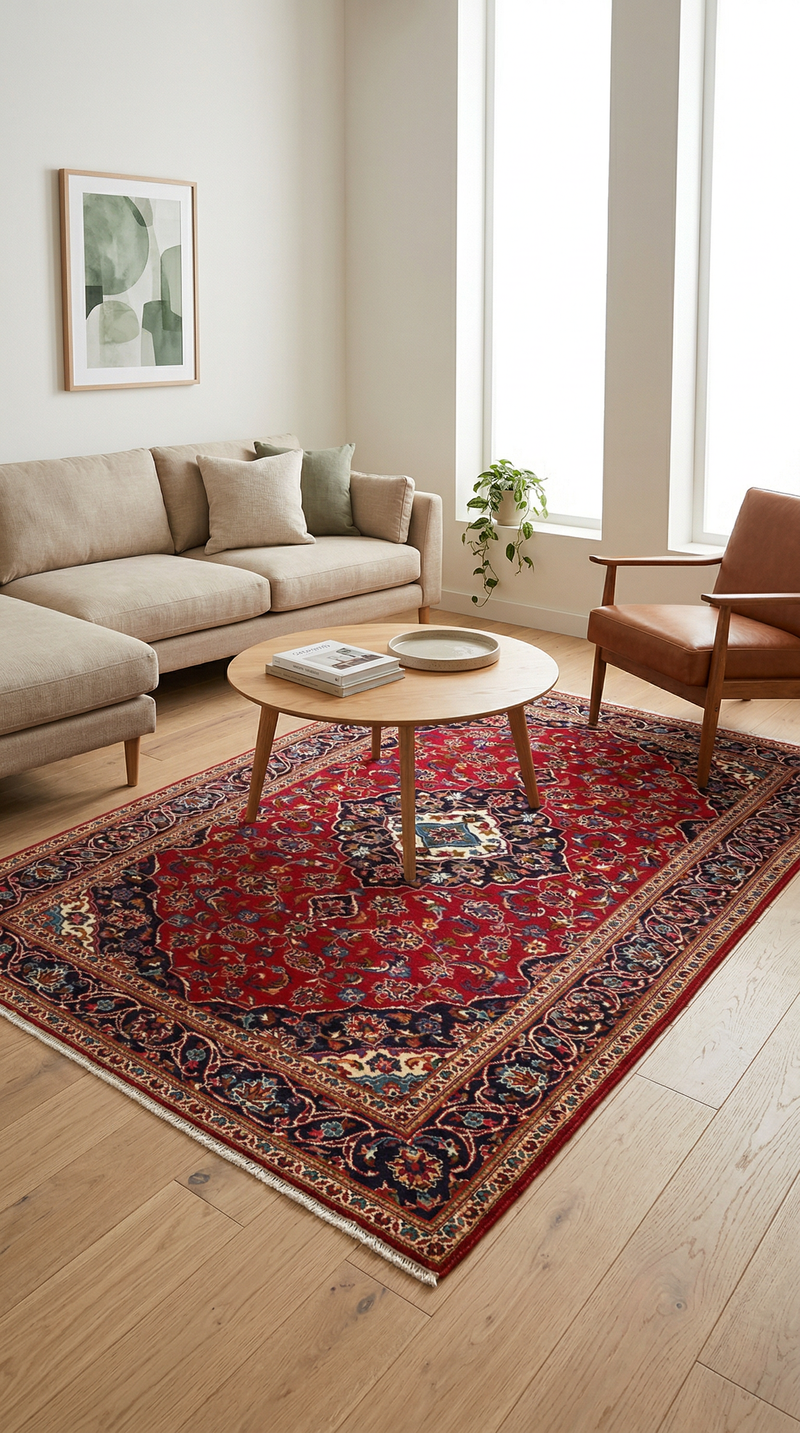 Keshan Tapijt 250x152cm - Perzisch tapijt